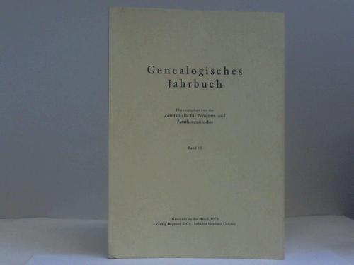 Genealogisches Jahrbuch. Band 18