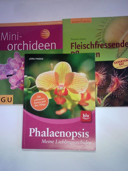 Rllke, Kerstin u. Frank/ Pinske, Jrn - Mini-Orchideen/ Phalaenopsis. Meine Lieblingsorchidee. 2 Bnde