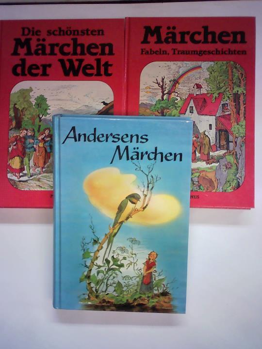 Heine, Alexander/ Andersen, Hans Christian/ Pinson, H. - Mrchen, Fabeln, Traumgeschichten/ Andersens smmtliche Mrchen/ Die schnsten Mrchen der Welt. Zusammen 3 Bnde