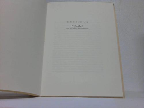 Gnther, Herbert - Novalis und die Frauen seines Lebens