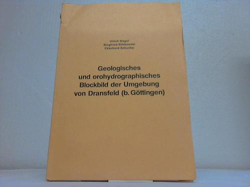 Gttingen-  Nagel / Ritzkowski / Schunke - Geologisches und orohydrographisches Blockbild der Umgebung von Dransfeld (b. Gttingen)