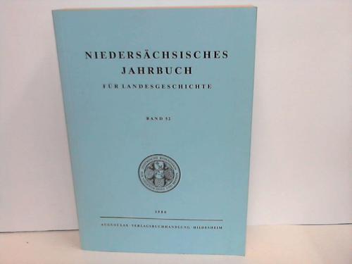 Historische Kommission fr Niedersachsen und Bremen (Hrsg.) - Niederschsisches Jahrbuch fr Landesgeschichte. Neue Folge der Zeitschrift des Historischen Vereins fr Niedersachsen, Band 52