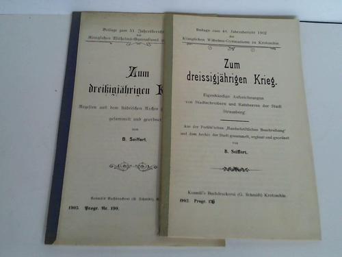 Seiffert, B. - Beilage zum 48. / 51. Jahresbericht  1902/1905 des Kniglichen Wilhelms-Gymnasiums zu Krotoschin
