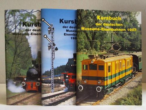 Kursbuch der deutschen Museums-Eisenbahnen - 3 Hefte
