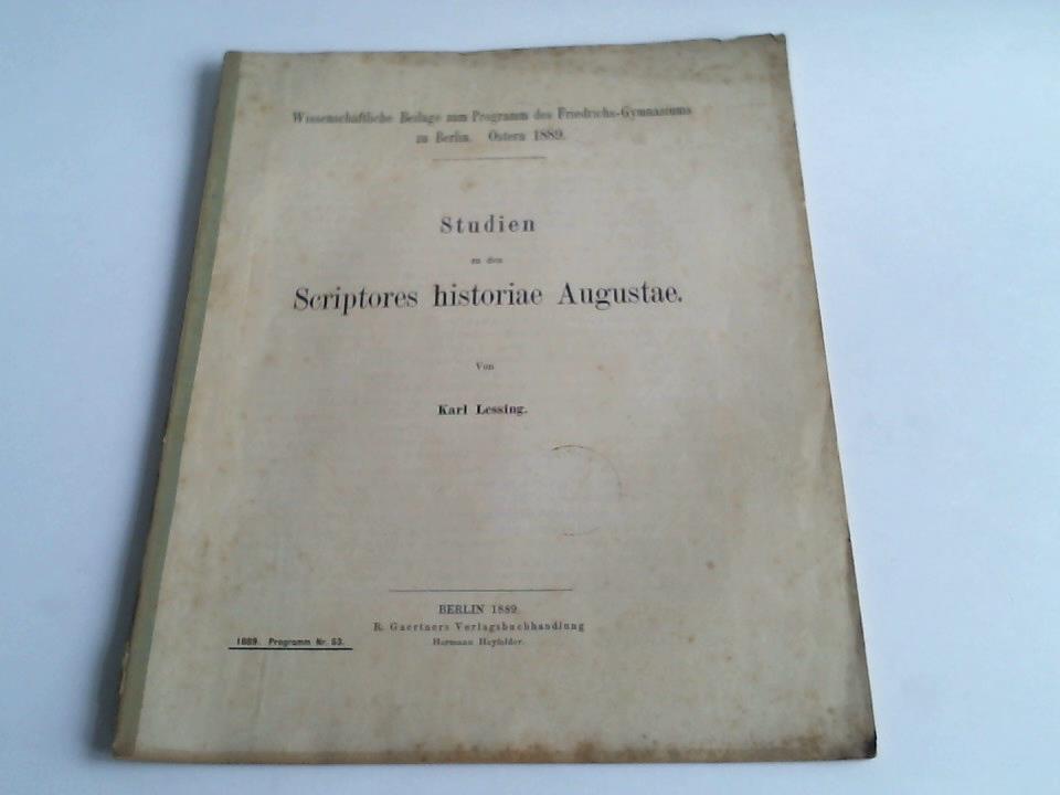 Studien zu den Scriptores historiae Augustae