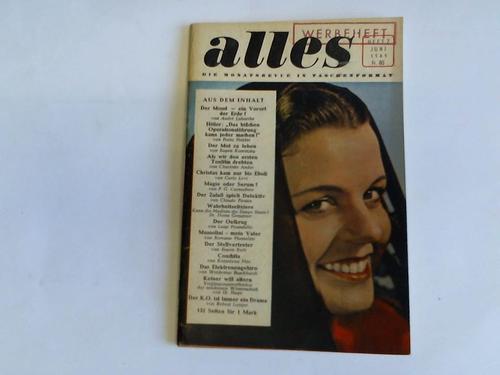 Alles - Die Monatsrevue in Taschenformat. Heft 2, Juni 1949