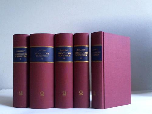 Gellert. Christian Frchtegott - Smmtliche Schriften. 10 Teile in 5 Bnden