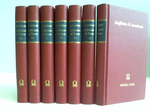 Inchbald, Elizabeth - A collection of farces and other afterpieces. With a bibliographical mote by Edgar Mertner. 7 volumes