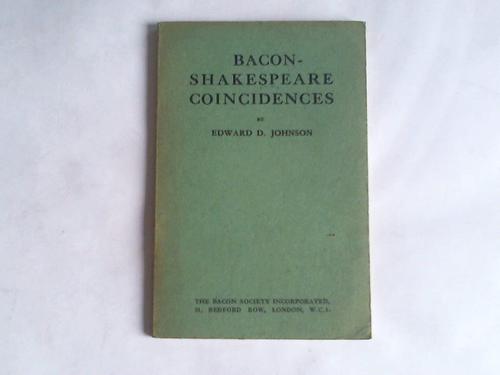 Johnson, Edward D. - Bacon-Shakespeare coincidences