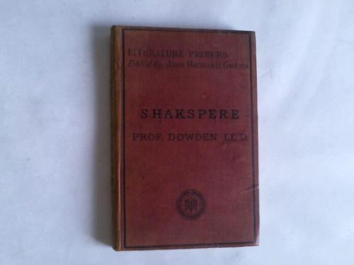 Dowden, Edward - Shakspere
