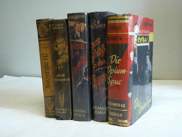 (Leihbcher) - Sammlung von 5 Kriminalromanen