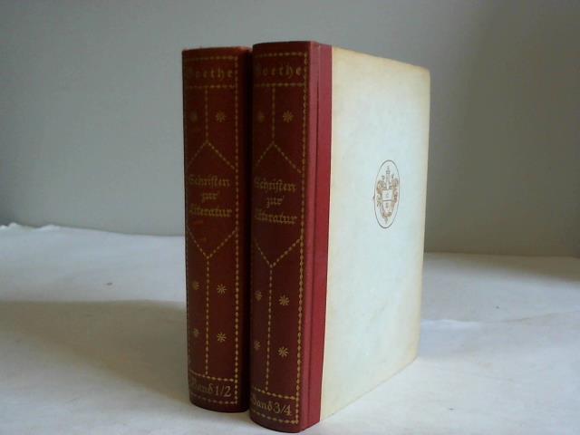 Goethe, Johann Wolfgang von - Goethes Schriften. 4 Bnde in 2 Bchern