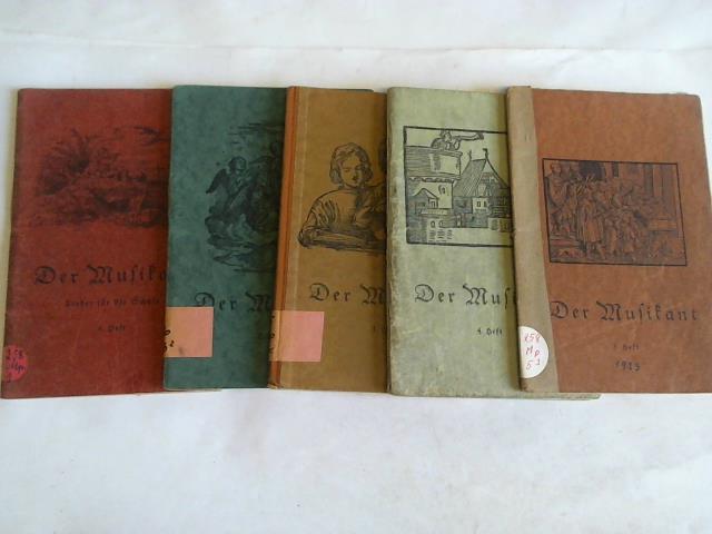 Jde, Fritz - Der Musikant. Lieder fr die Schule, Heft 1-5. Fnf Hefte