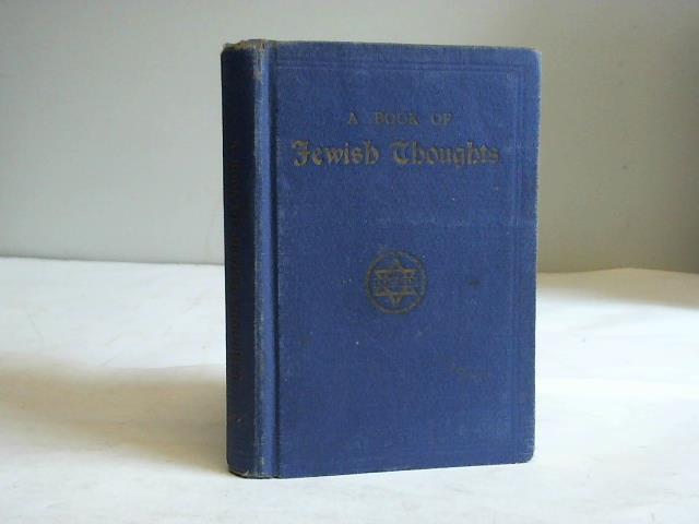Hertz, Joseph Herman - A Book of jewish Thoughts