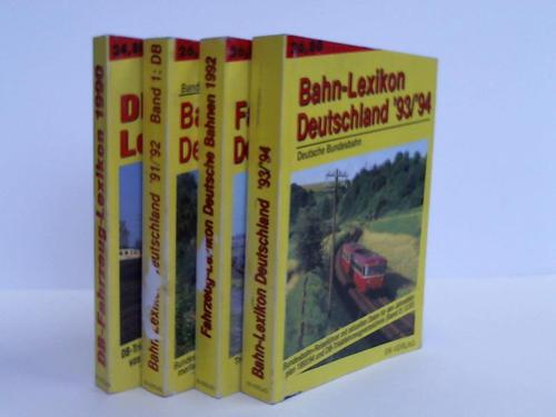 Fahrzeug-Lexikon Deutsche Bahnen - 4 verschiedene Bnde 1990-1993/94
