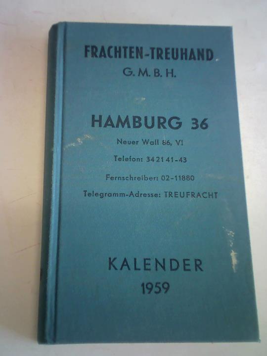 Frachten-Treuhand GmbH - Kalender 1959