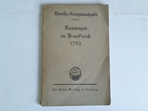 Insel Verlag (Hrsg.) - Kampagne in Frankreich 1792