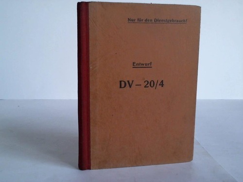 Hauptverwaltung Deutsche Volksplizei im Ministerium des Innern der DDR (Hrsg.) - DV - 20/4 Das leichte Maschinengewehr (LMG). Entwurf