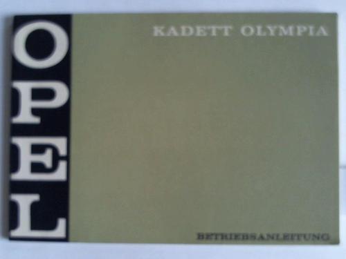 Adam Opel Aktiengesellschaft - Kadett Olympia
