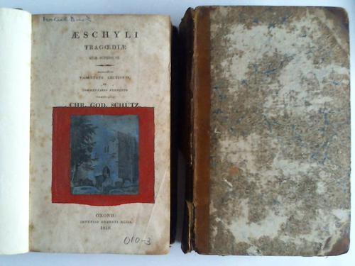 Aischylos - Aeschyli Tragoediae quae supersunt recensuit Varietate Lectionis et commentario perpetuo. 2 Bnde