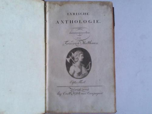 Matthisson, Friedrich von (Hrsg.) - Lyrischew Anthologie. 2 Bnde in einem