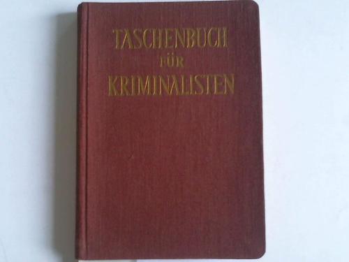 Taschenbuch fr Kriminalisten - 12. Jahrgang 1962