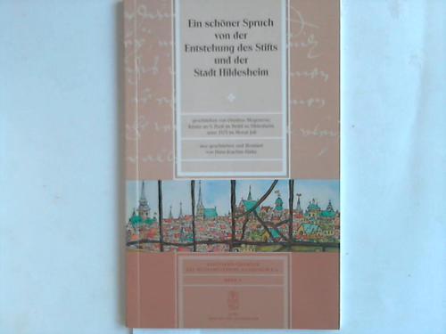 Hrke, Hans - Joachim/ Meyenrose, Onofrius - Ein schner Spruch von der Entstehung des Stifts und der Stadt Hildesheim