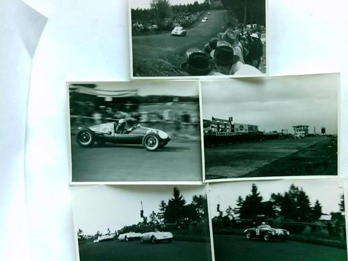 Sportfotographie - 5 original Fotographien aus einem Motorradrennen (wohl Nrburgring ?)