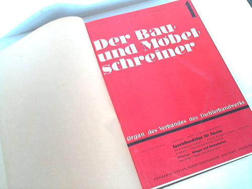 Bau- und Mbelschreiner, Der - Organ des Verbandes des Tischlerhandwerks. Jahrgnge 1950 und 1951 in einem