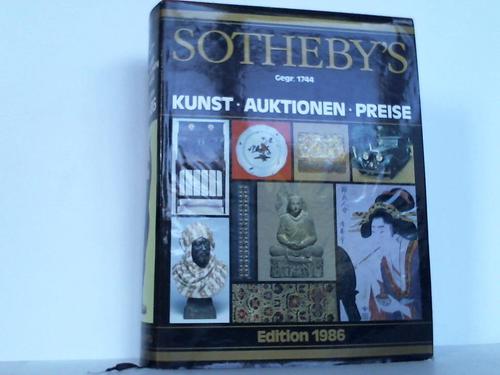 Sothebys - Kunst - Auktionen - Preise. Edition 1986
