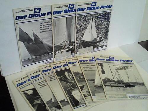 Blaue Peter, Der - Zeitschrift fr Segeln und Seefahrt. 10 verschiedene Hefte