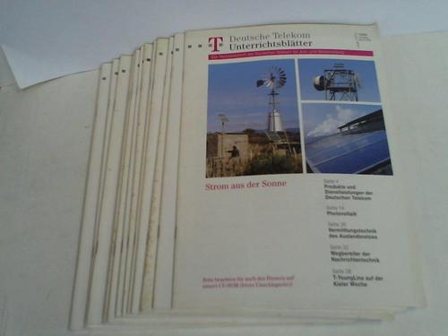 Deutsche Telekom Unterrichtsbltter - Die Fachzeitschrift der Telekom fr Aus- und Fortbildung. 12 Hefte