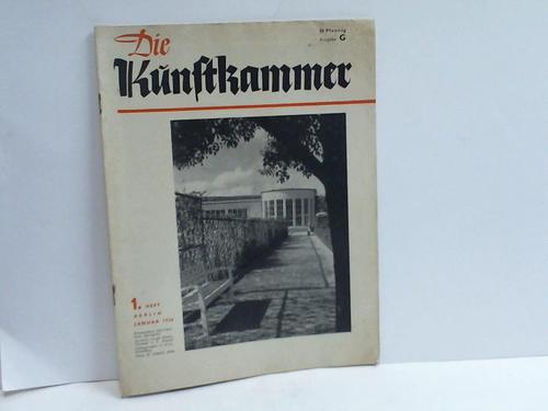 Kunstkammer, Die - Illustrierte Monatszeitschrift nebst amtlichen Mitteilungen. 1. Heft, Berlin, Januar 1936