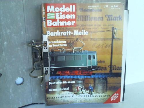 Modelleisenbahner - Jahrgang 1992. 12 Hefte