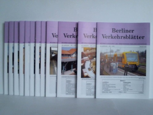 Berliner Verkehrsbltter - Informationsschrift des Arbeitskreises Berliner Nahverkehr - 52. Jahrgang 2005, Heft 1 bis 12