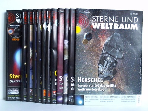 Sterne und Weltraum - Jahrgang 2008, Heft 1 bis 12