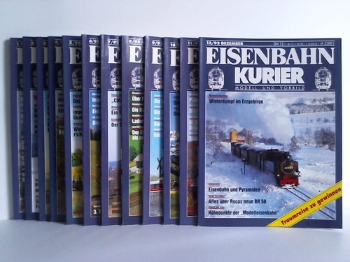 Eisenbahn-Kurier - Jahrgang 1992, Heft 1 bis 12