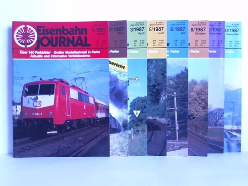 Eisenbahn-Journal - Modellbahn-Fachzeitschrift - aktuell, informativ - 13. Jahrgang 1987, 8 Hefte