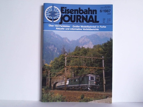 Eisenbahn-Journal - Modellbahn-Fachzeitschrift - aktuell, informativ - 13. Jahrgang 1987, Nr. 6: ber 150 Farbbilder - Groer Modellbahnteil in Farbe - Aktuelle und informative Vorbildberichte