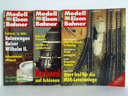 Modelleisenbahner - Jahrgang 1991 - Heft 2,4 und 5