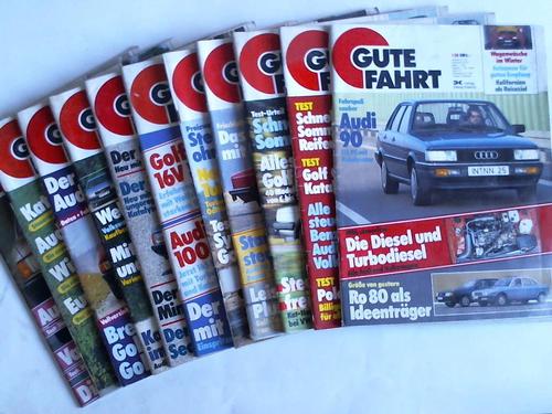 Gute Fahrt - Die Zeitschrift fr Autofahrer - Volkswagen Audi Porsche. Jahrgang 1986 in 11 (von 12) Ausgaben. 11 Hefte