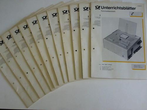 Unterrichtsbltter der Deutschen Bundespost - Ausgabe B. Fernmeldewesen. 41. Jahrgang. 1988. 12 Hefte
