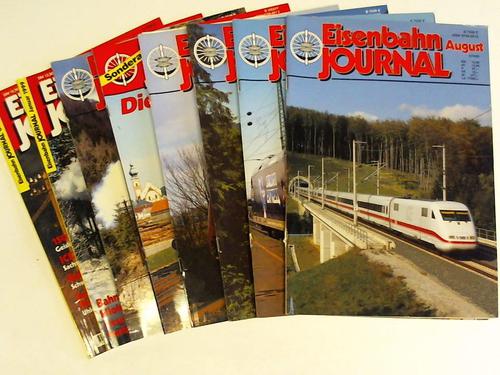 Eisenbahn Journal - 8 verschiedene Ausgaben aus 1998 und 1999