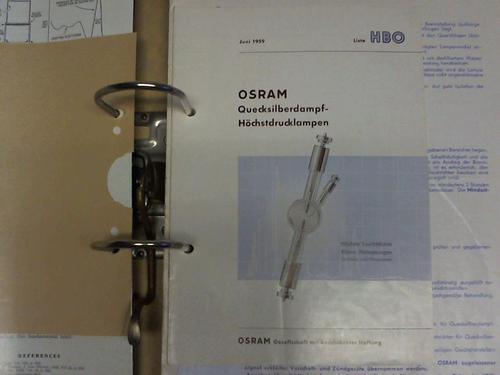 Osram - Quecksilberdampf-Hchstdrucklampen. Liste HBO