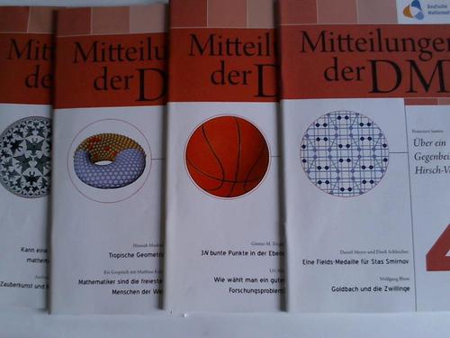 Skutella, Martin (Hrsg.) - Mitteilungen der Deutschen Mathematiker-Vereinigung. Jahrgang 2010. Band 18, Hefte 1 bis 4. Vier Hefte