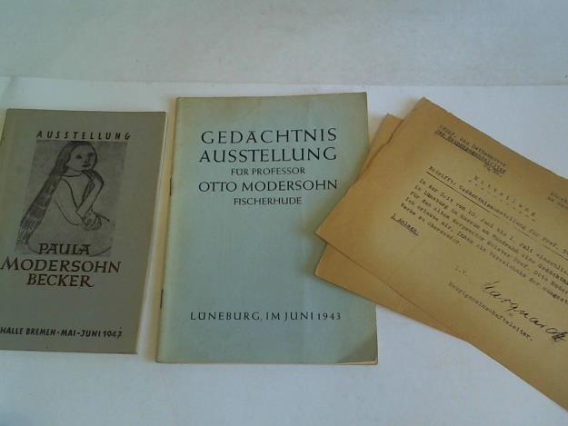Nationalsozialistische Deutsche Arbeiterpartei Gauleitung Ost-Hannover (Hrsg.) - Gedchtnis Ausstellung fr Professor Otto Modersohn, Fischerhude