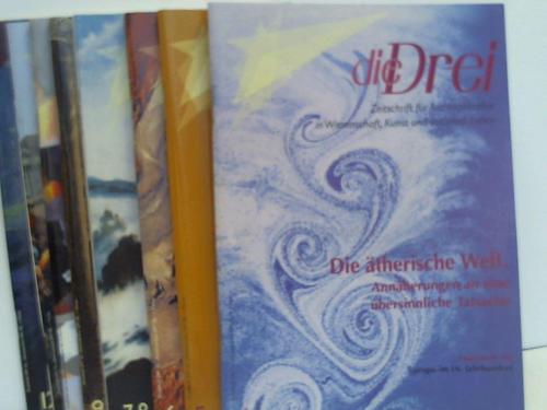 Die Drei - Zeitschrift fr Anthroposophie in Wissenschaft, Kunst und sozialem Leben. 9 Hefte in 8 Heften. (ohne die Hefte 1-3)