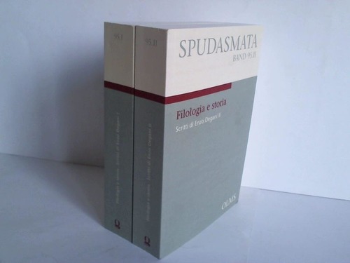 Albiani / Alvoni / Barbieri / Bossi u.a. - Filologia e storia. Scritti de Enzo Degani. 2 Bnde