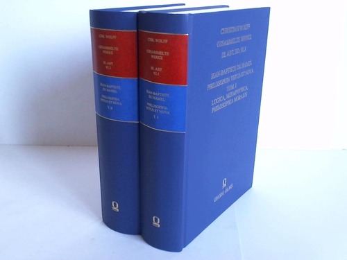 Hamel, Jean-Baptiste du - Philosophia vetus et nova. 2 Bnde