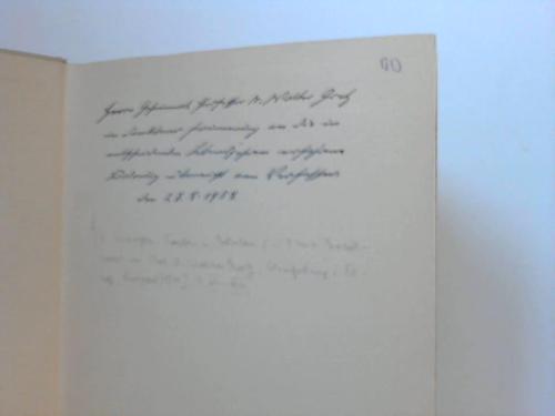 Springer, August (Widmungsexemplar) - Der Andere das bist du. Lebensgeschichte eines reichen Armen Mannes